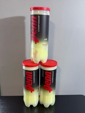 Penn Championship Extra-Duty Felt Tennis Balls | 3 Cans, 9 Balls | Brand New